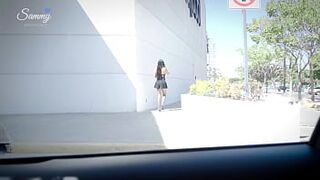 Mexican Teen Waiting for her Boyfriend at park - MONEY for SEX #4