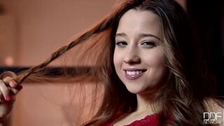 Incredible solo by hot Russian teen Taissia Shanti