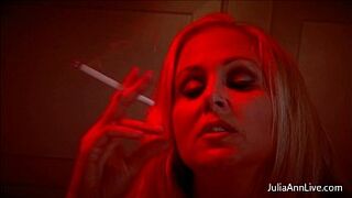 Busty Blonde Milf Julia Ann Gives Smoking BJ!