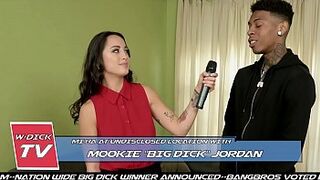 BANGBROS - Asian Reporter Mi Ha Takes On Mookie's Big Black Cock