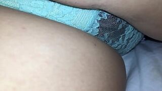 wifes ass in lace panties