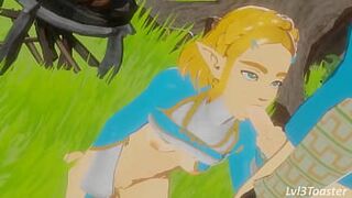 Zelda Fucked and Facialized