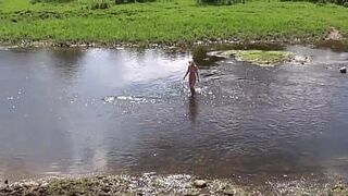 Russian Mature Woman - Nude Bathing