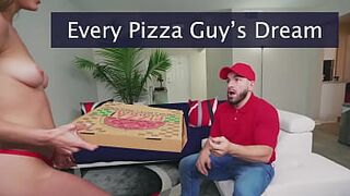 BANGBROS - Peter Green Delivers Pizza With Extra Sausage To Blonde Teen Macy Meadows