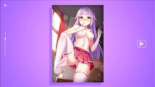 Hentai Girl Fantasy slowly undressing for you ^ ^