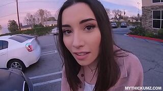 Asian American teen babe on blowjob mission