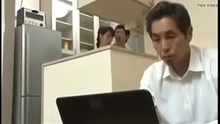 Japanese Asian step Mom Cheating with her Young