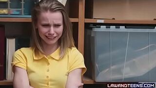 Scared Teen Cries While Fucked!
