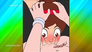 Gravity Falls Parody Cartoon Porn (Part 3): Anal, Pussy Licking, Sucking Creampie, Vaginal sex with Two Girls