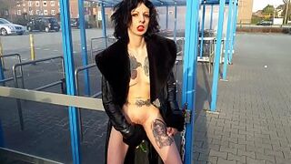 Slut Lucy masturbation in public