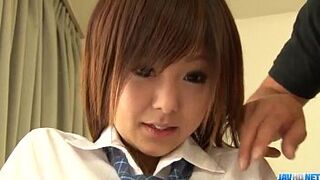 Amazing porn play with young doll Miku Airi