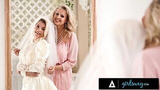GIRLSWAY Cougar Julia Ann Fucks Bride-To-Be Carolina Sweets