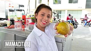 CARNEDELMERCADO - (Siarilin Martinez, Charles Gomez) - Skinny Short Hair Latina Tries Porn For The First Time And Loves It