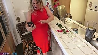 Stepmom gets pics for anniversary of secretary sucking husband's dick so she fucks her stepson