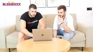 Watching porn with my gay friend - Magic Javi & Ruben Martinez