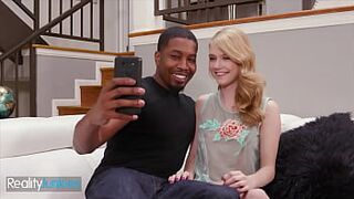 Tiny Blonde (Hannah Hayes) Cheats On Her Boyfriend With (Isiah Maxwells) Big Cock - Reality s