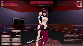 Kinky Fight Club [Wrestling Hentai game] Ep.1 hard pegging sex fight on the ring for a slutty bunnygirl