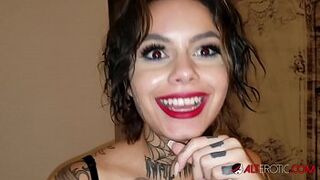 Genevieve Sinn fucked after getting a face tattoo