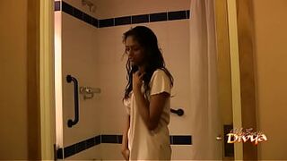 Indian pornstar babe divya seducing her fans with her sex in shower